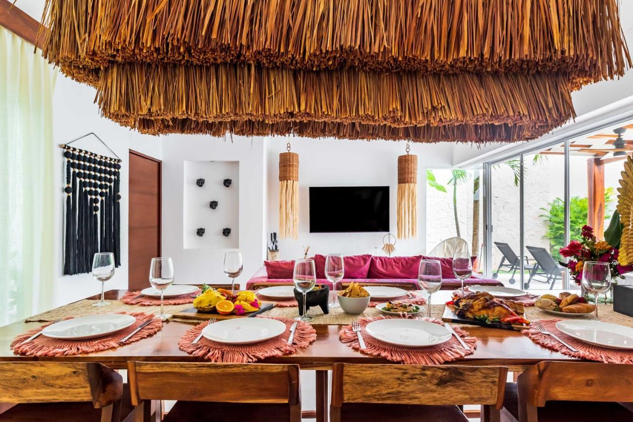 Villa Ek'Balam & Villa Flamingo, Luxury Villas, Private Pool, Private Garden, Jacuzzi, 24H Security Tulum Pueblo Buitenkant foto
