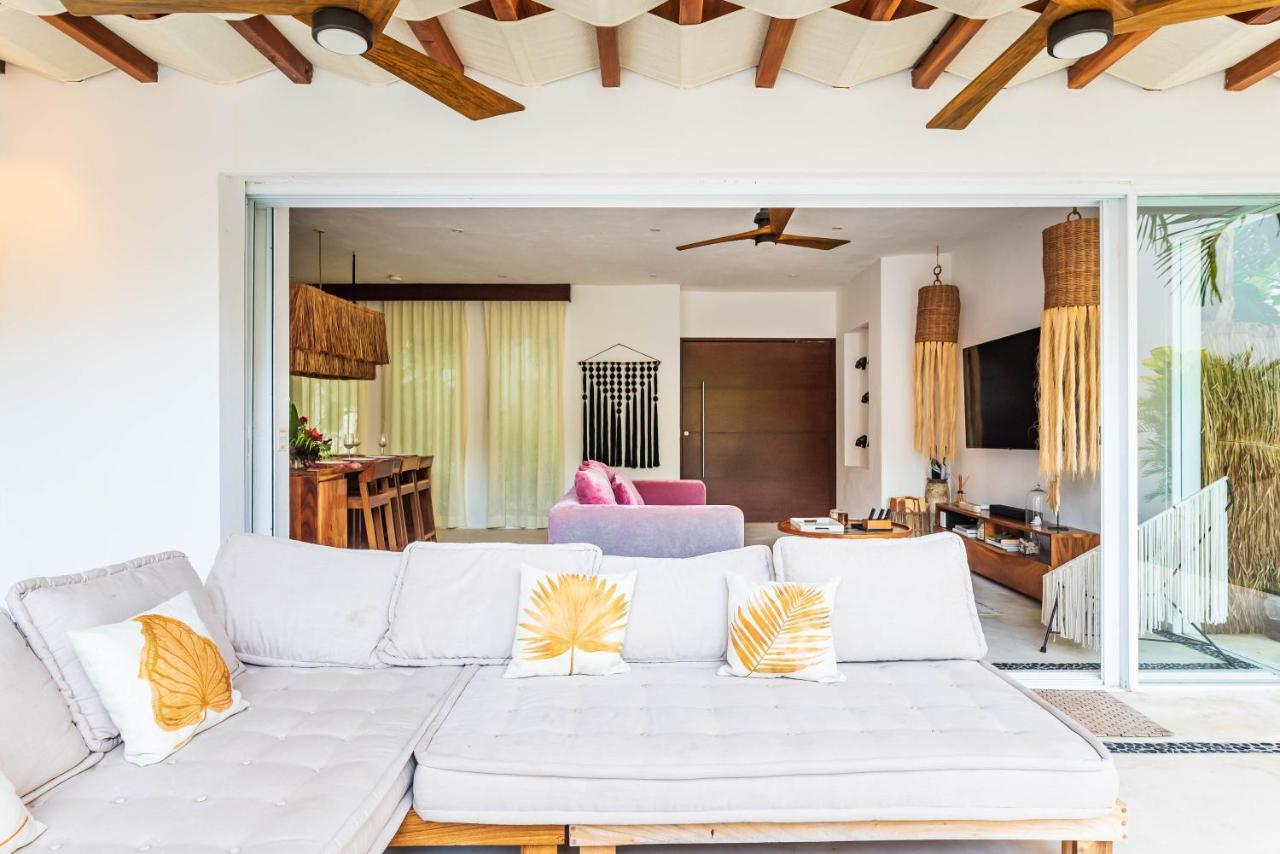 Villa Ek'Balam & Villa Flamingo, Luxury Villas, Private Pool, Private Garden, Jacuzzi, 24H Security Tulum Pueblo Buitenkant foto
