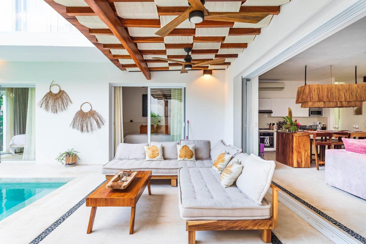 Villa Ek'Balam & Villa Flamingo, Luxury Villas, Private Pool, Private Garden, Jacuzzi, 24H Security Tulum Pueblo Buitenkant foto